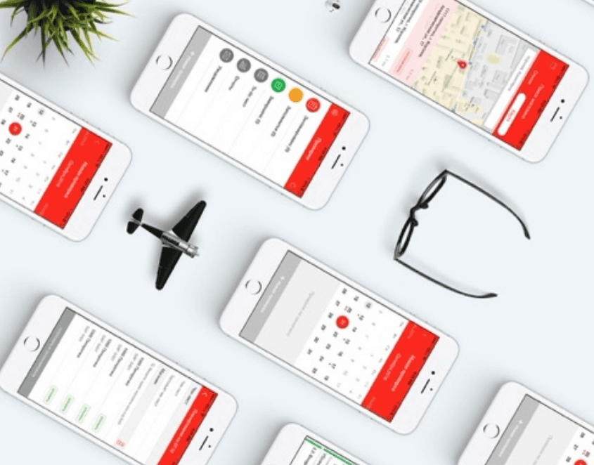 Mobile application for managers